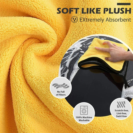 Premium Mikrofaser-Reinigungstücher – 2er Set (30 × 60 cm)