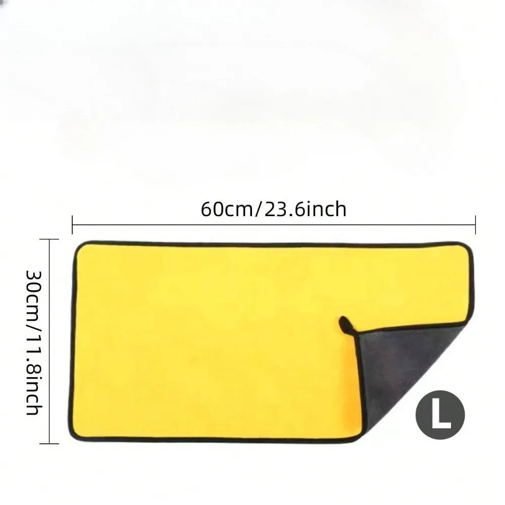 Premium Mikrofaser-Reinigungstücher – 2er Set (30 × 60 cm)