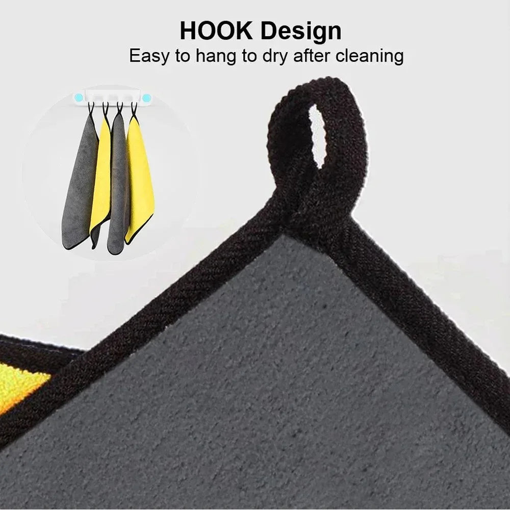 Premium Mikrofaser-Reinigungstücher – 2er Set (30 × 60 cm)